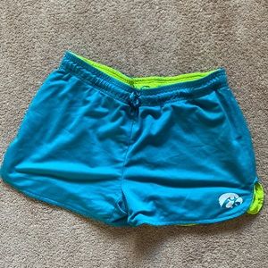 Large Iowa Hawkeye athletic shorts